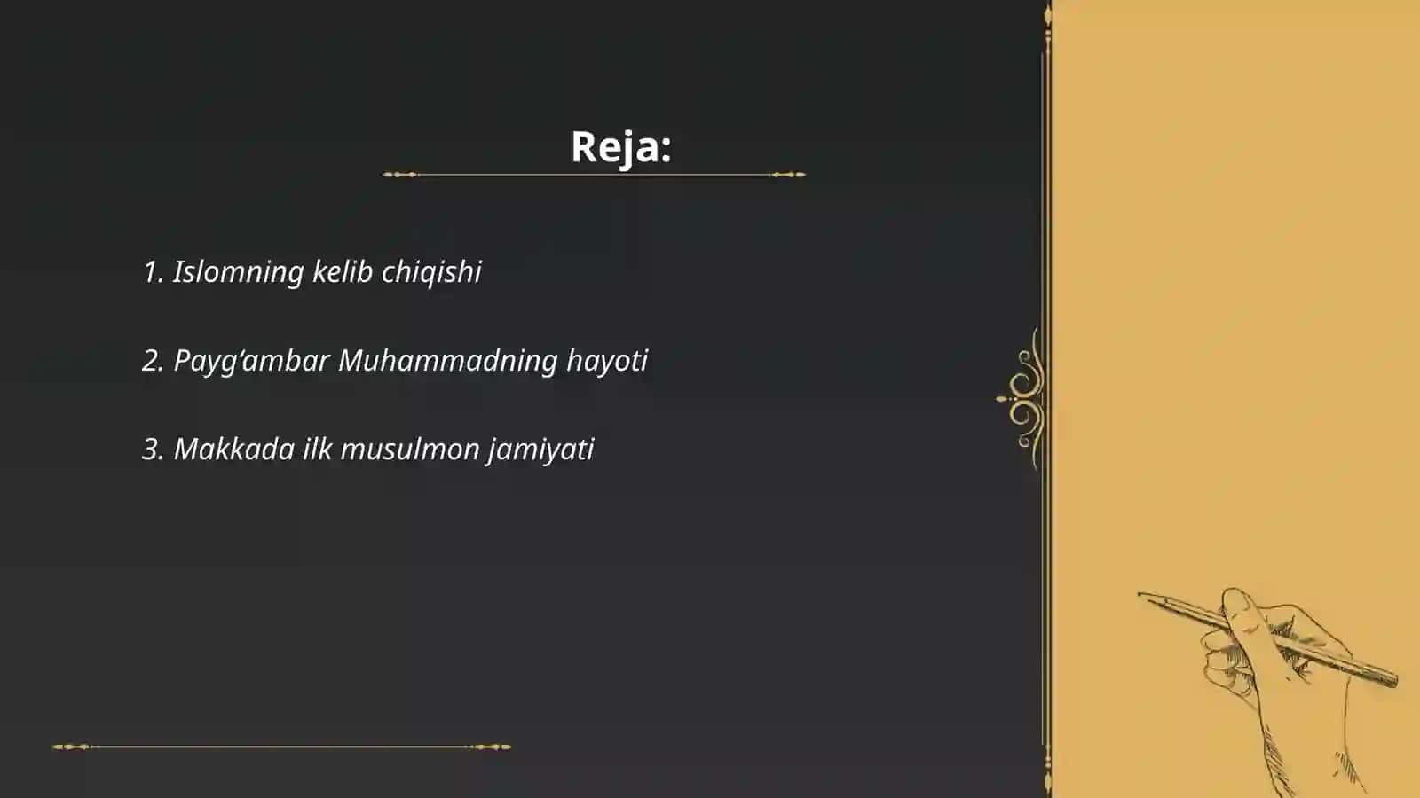 Fitratning "Muxtasar islom tarixi" risolasi 2