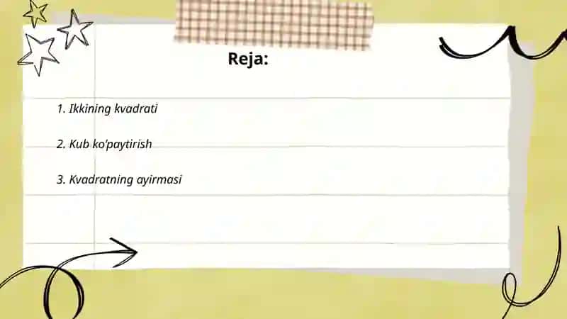 Qisqa koʻpaytirish fotmulalari 2