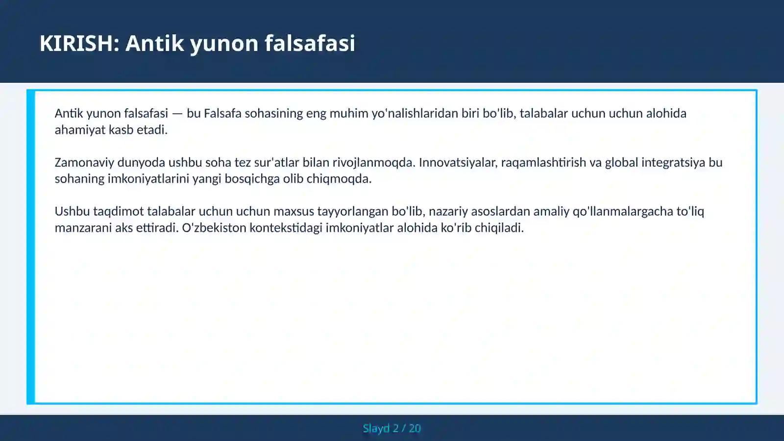 Antik Yunon falsafasi 2