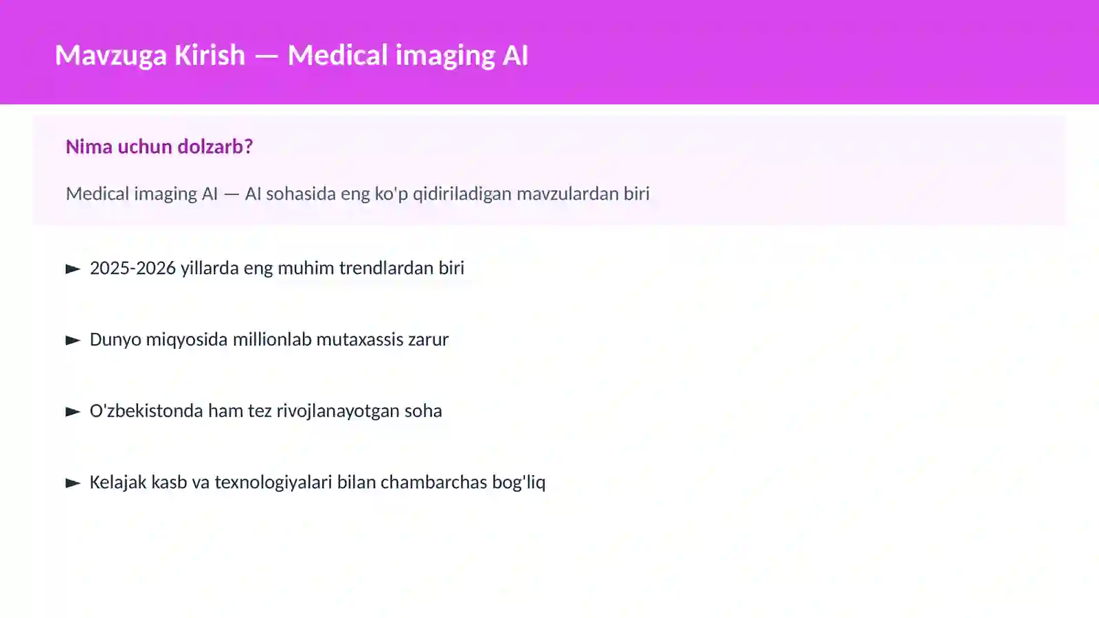 Medical imaging AI 2