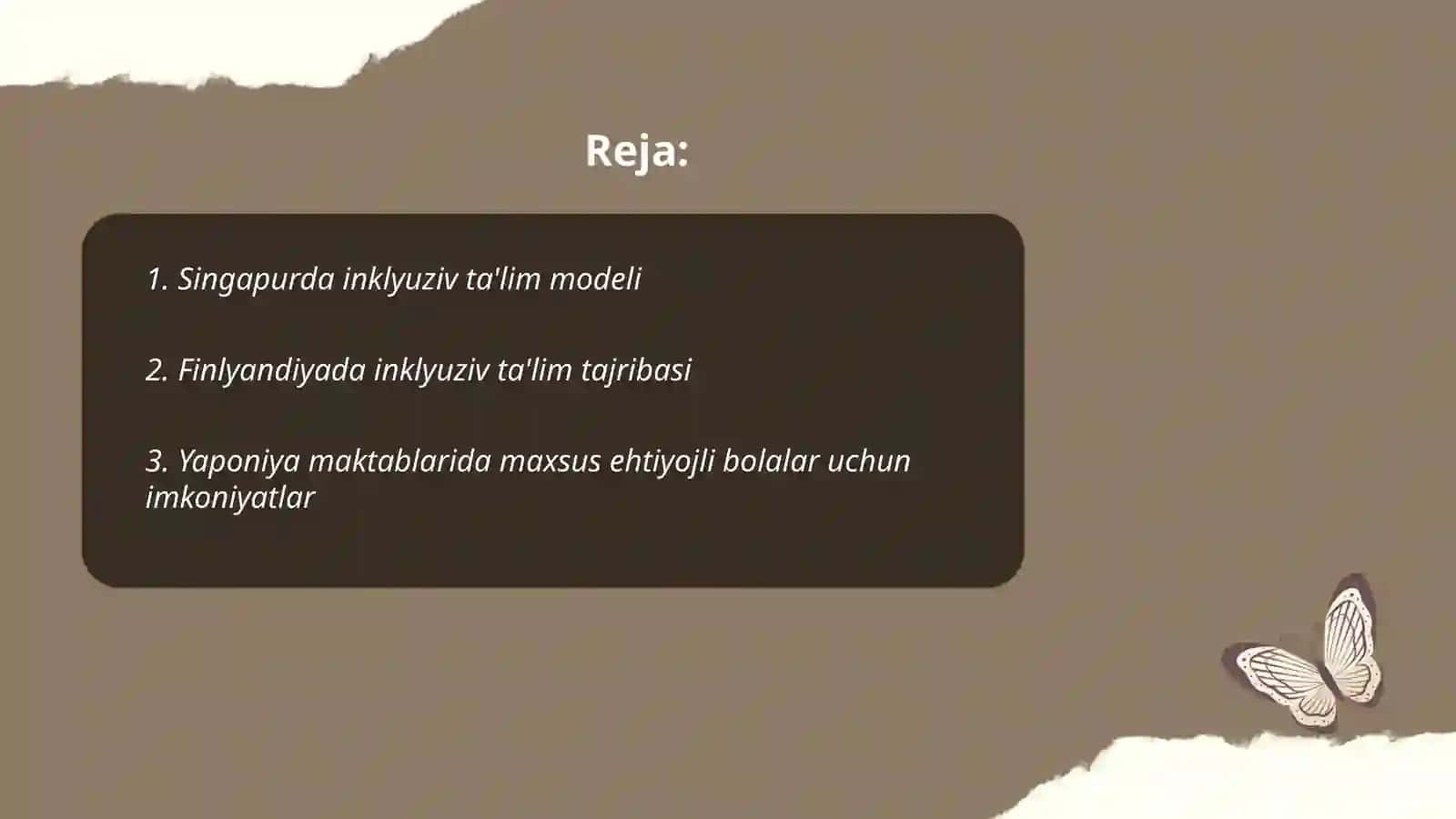 Inklyuziv taʼlimni tashkil etish boʻyicha chet el tajribalari 2