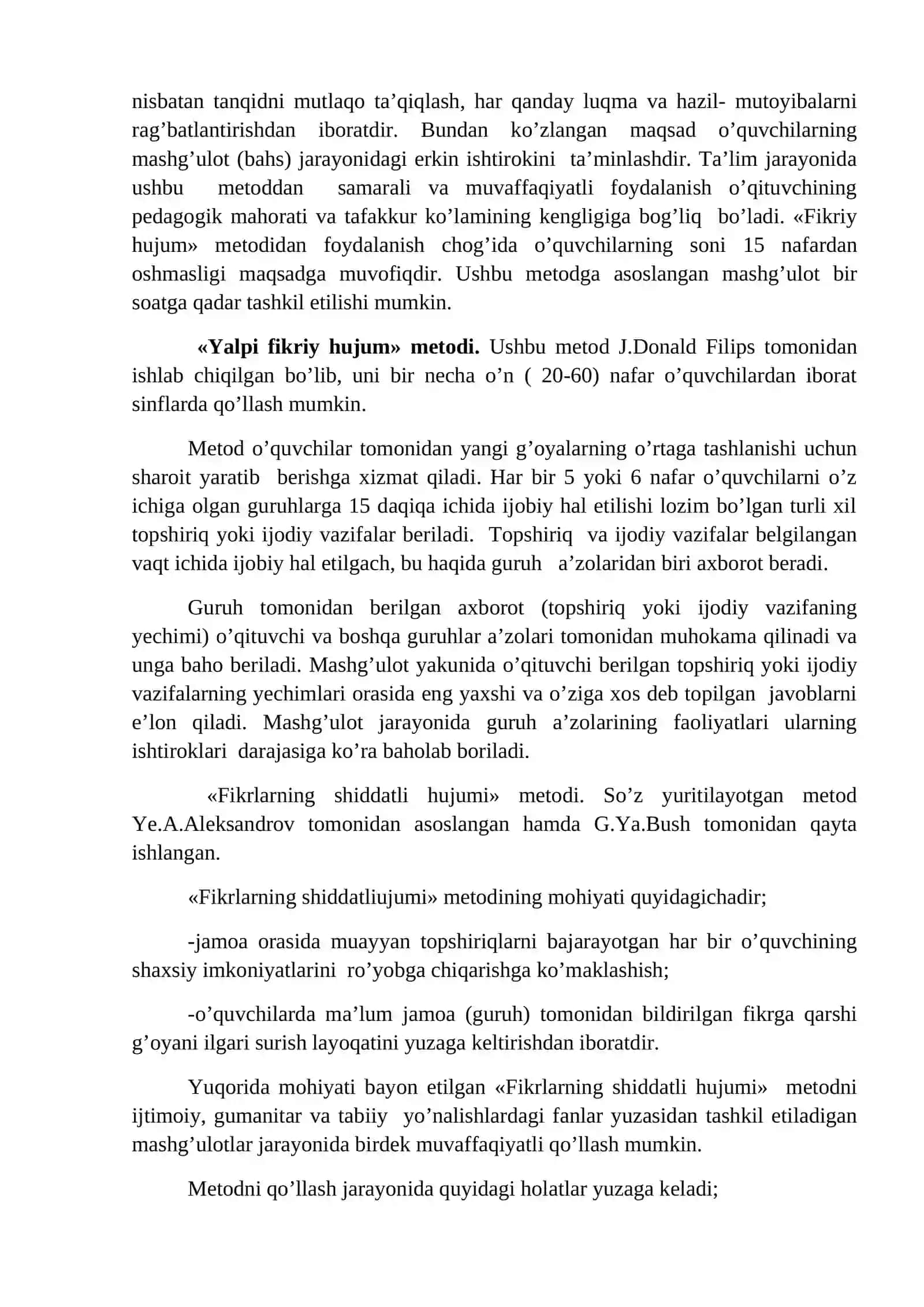 Zamonaviy o’qitish pedagogik psixologik texnologiyalari 2