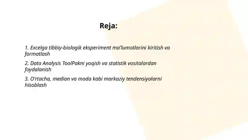Microsoft Excel jadval muharriri 2