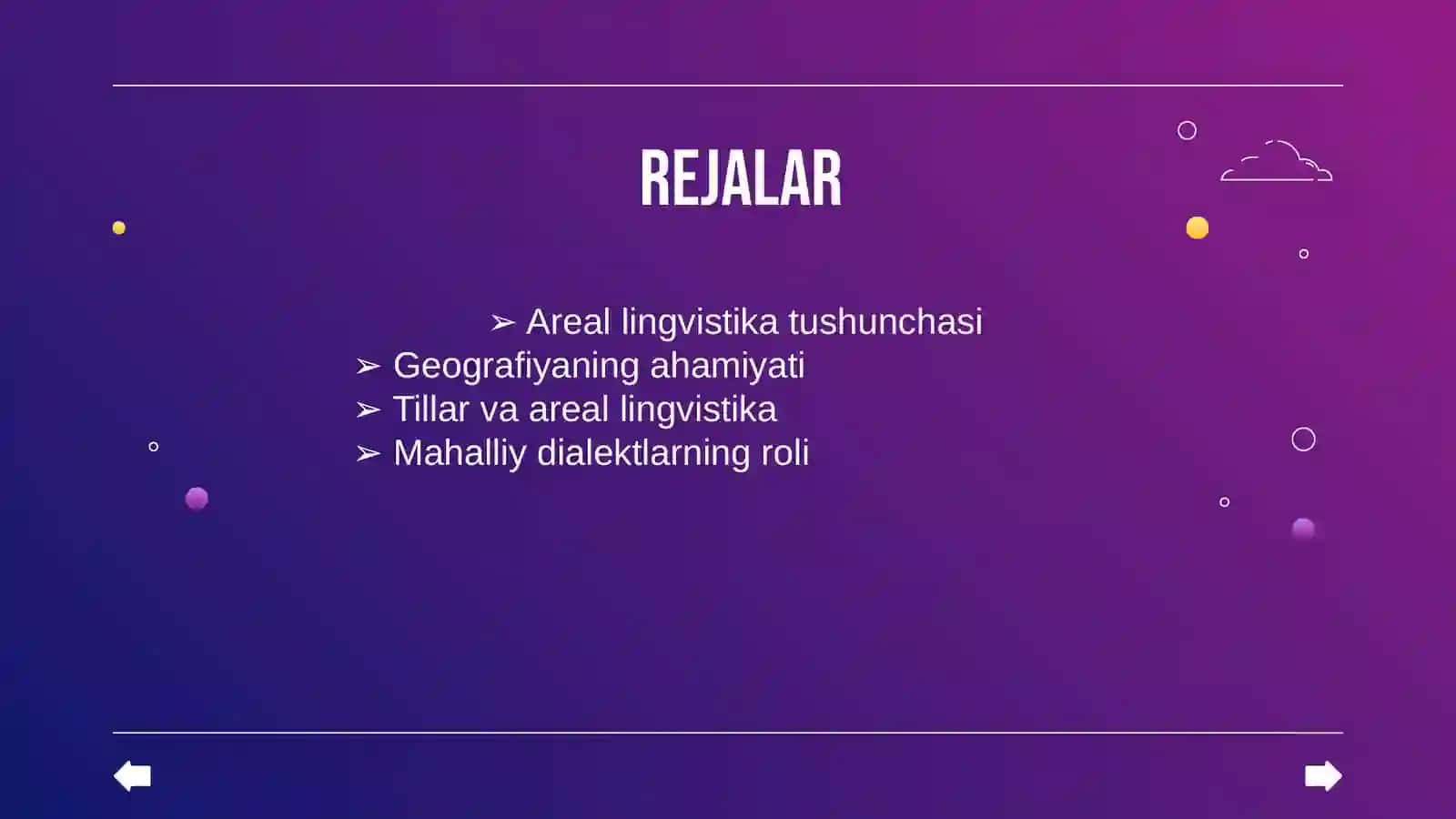 Areal Lingvistika Masalalarini Yoritishda Geografiyaning O'r 2