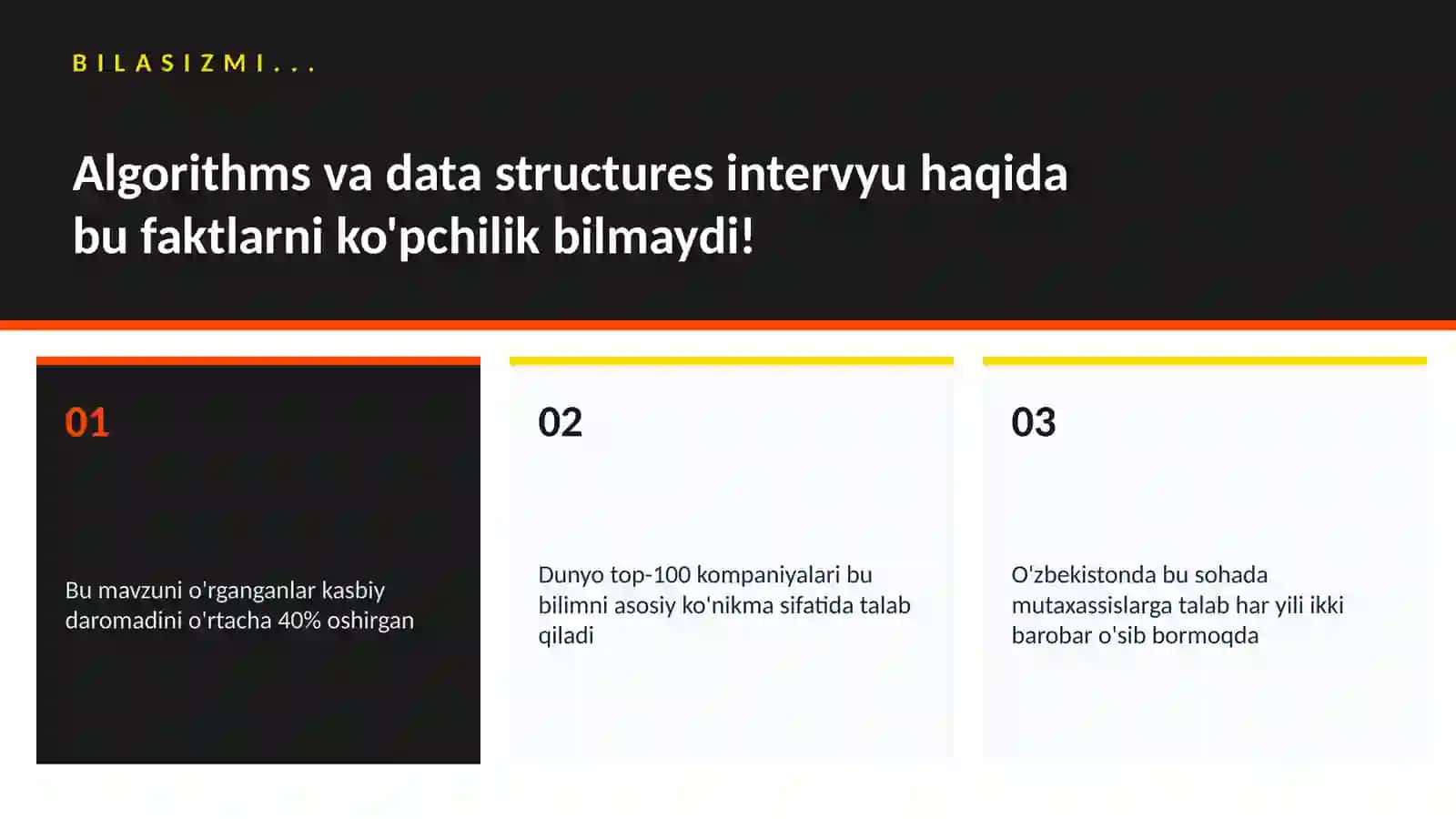 Algorithms va data structures intervyu 2