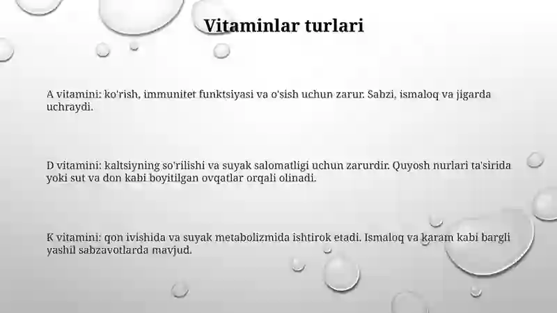 Vitaminlar 2