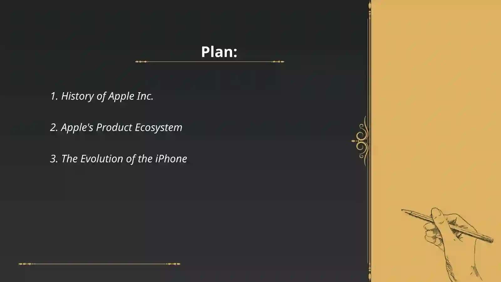 Ingilis tilida Apple mavusida taqdimot 2