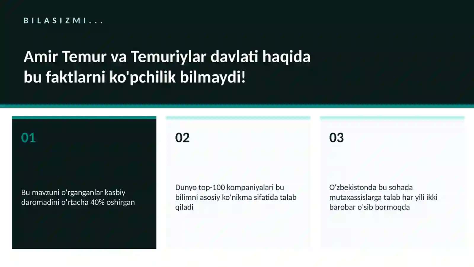 Amir Temur va Temuriylar davlati 2