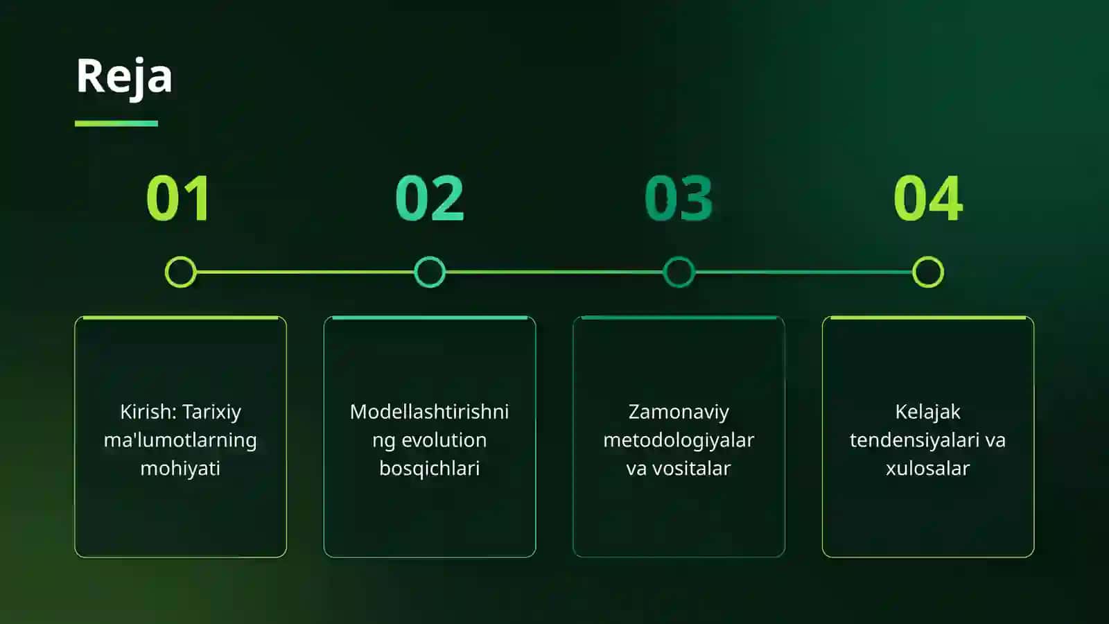 Tarixiy maʼlumotlar modellari 2