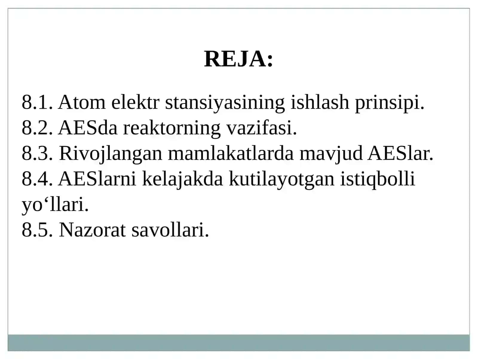 ATOM ELEKTR STANSIYALARI (AES) 2