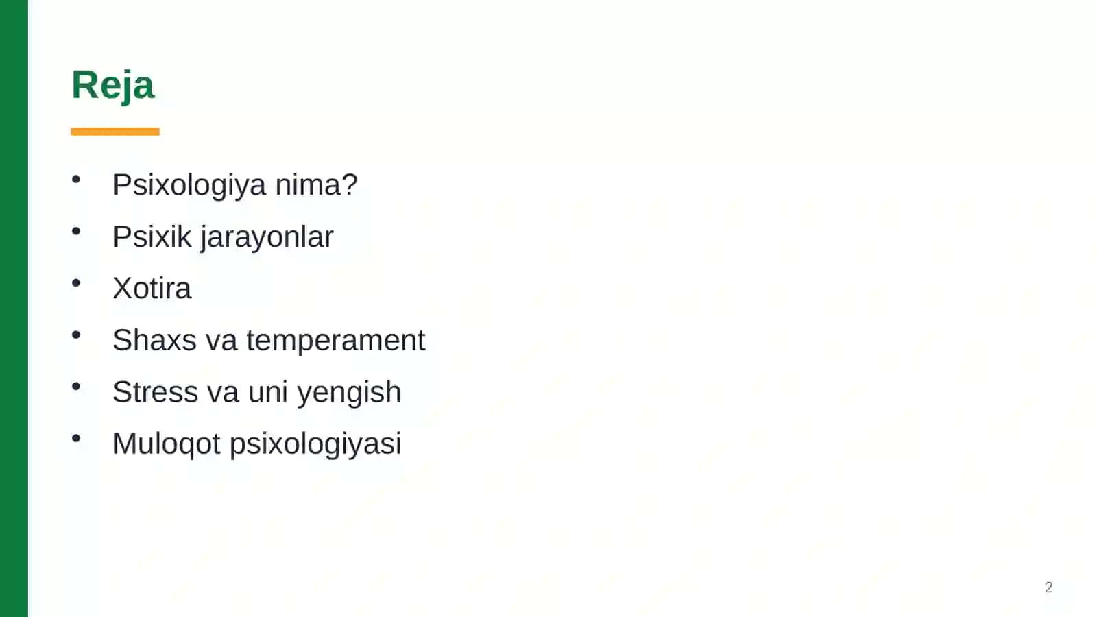 Psixologiya asoslari 2