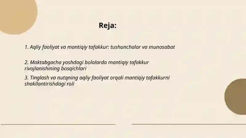 Maktabgacha yoshdagi bolalarning mantiqiy tafakkurini rivojlantirishda aqliy faoliyatining oʻrni 2
