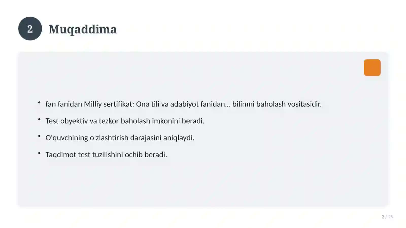 Milliy sertifikat: Ona tili va adabiyot fanidan mukammal testlar va tahlillar — 2026 2