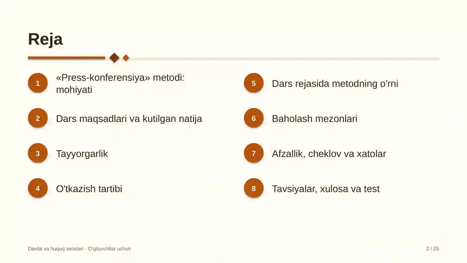 davlat va huquq asoslari darslarida press konferensiya metodidan foydalanish 6313 2