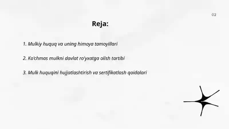 Mulkiy huquqlarni himoya qilishga oid muhim tartib – qoidalar 2