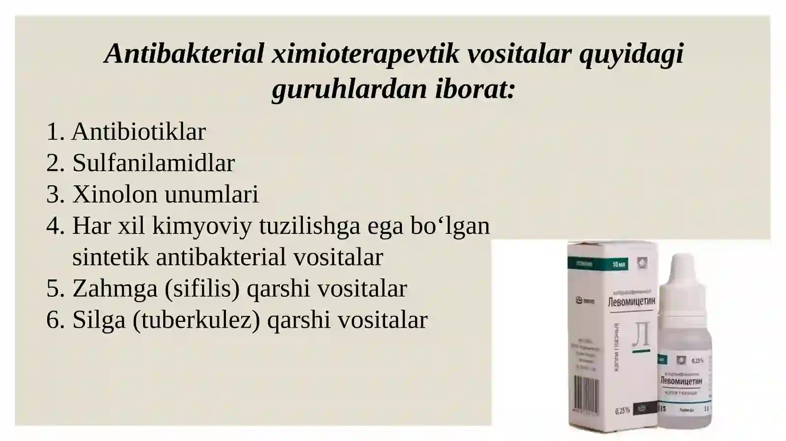 Antibiotiklar 2