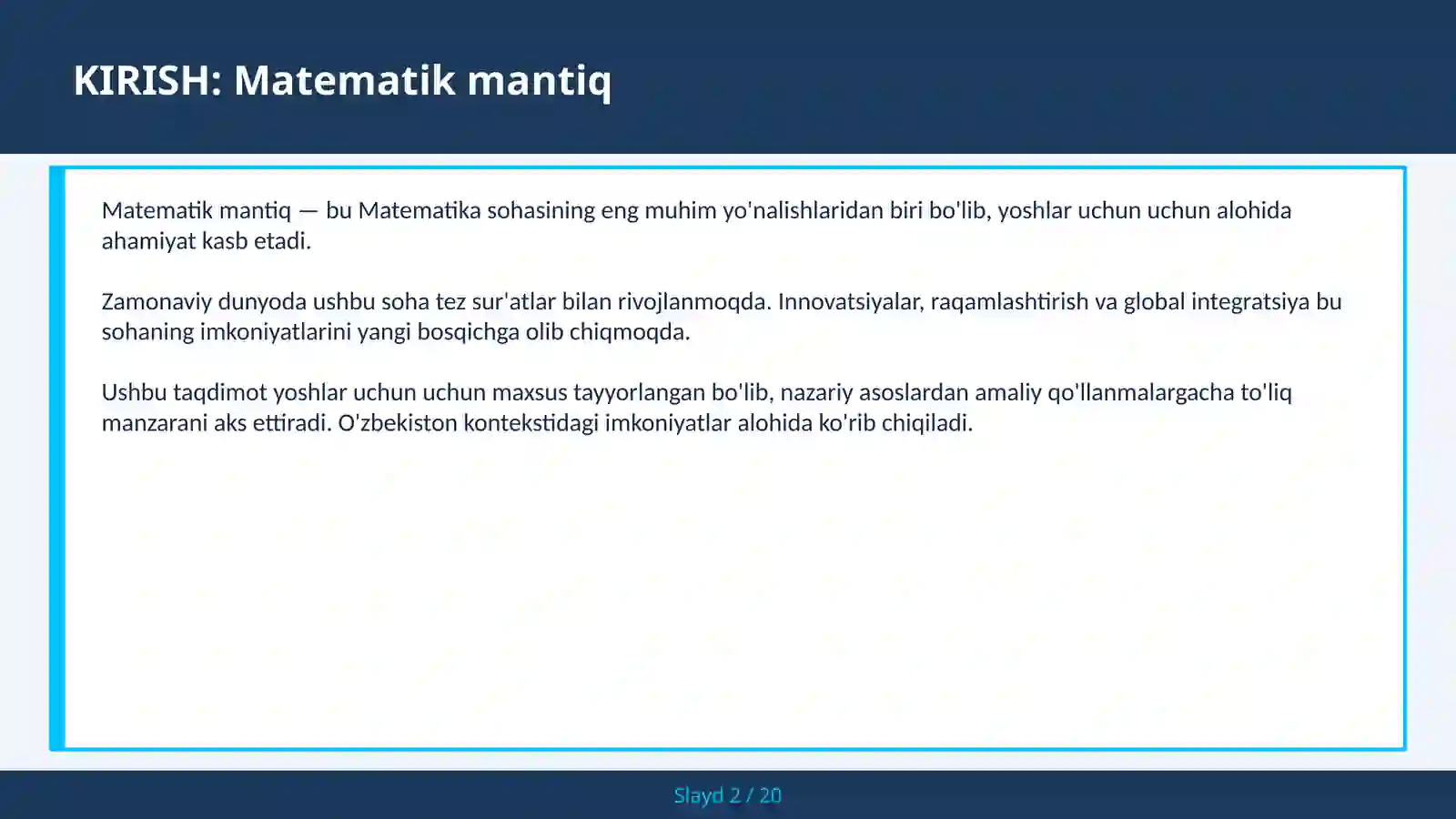 Matematik Mantiq 2
