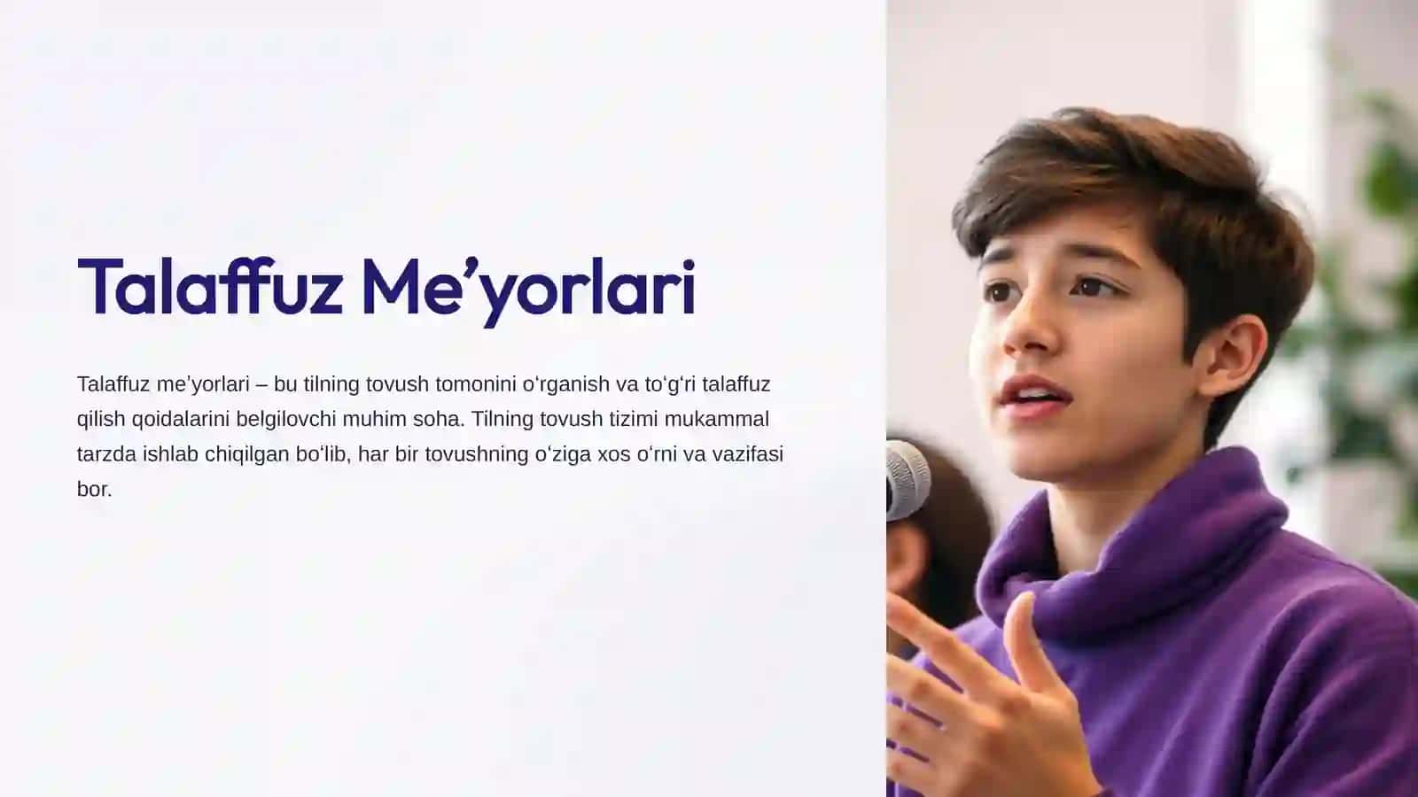 Talaffuz Meyorlari 2