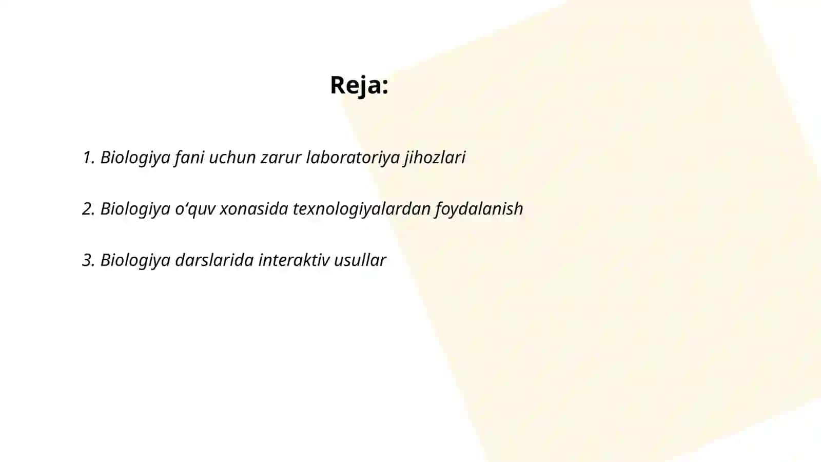 Biologiya oʻquv xonasini jihozlash va uning taʼlim tarbiya jarayonida tutgan oʻrni 2