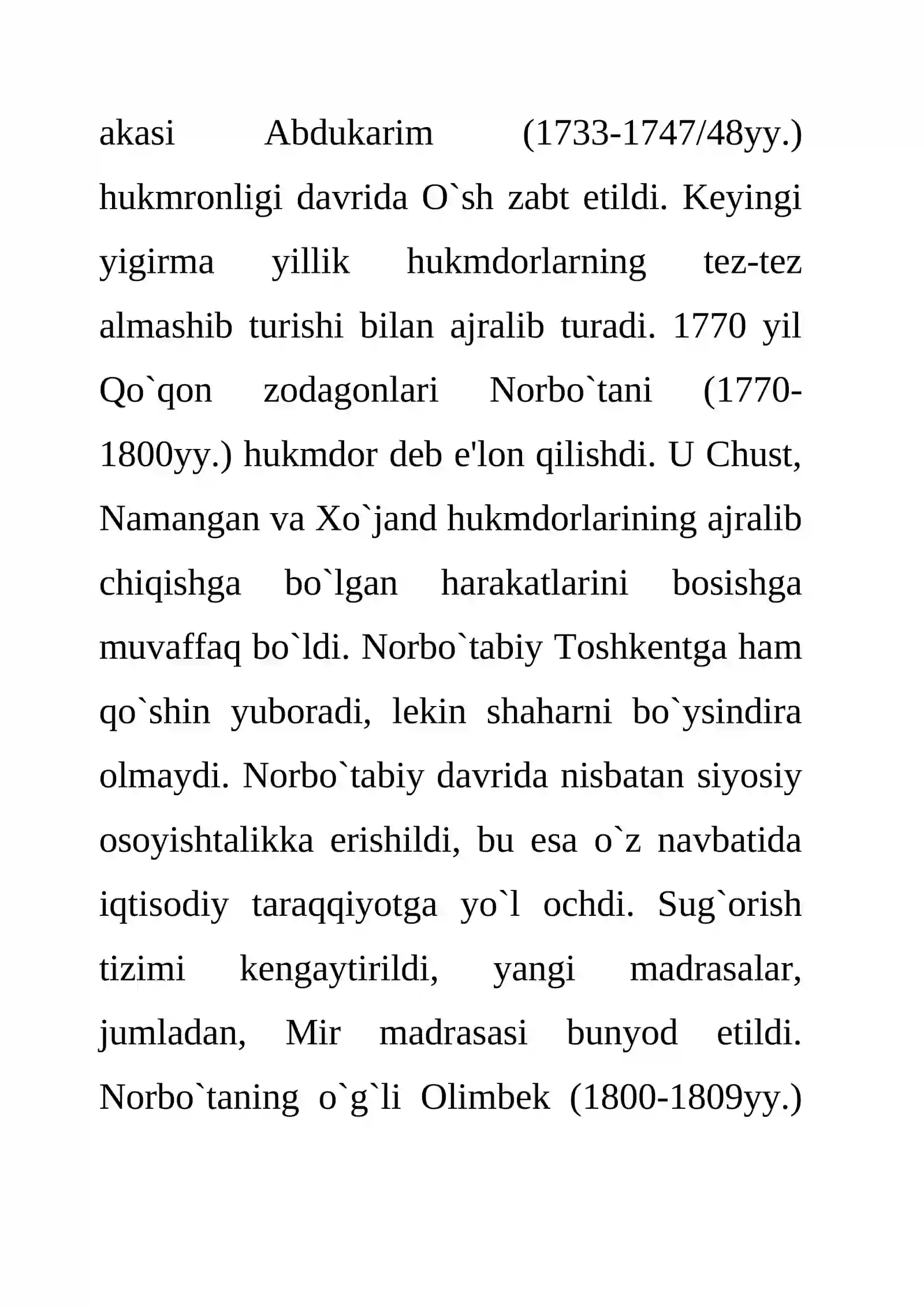 Qo`qon Xonligi 2