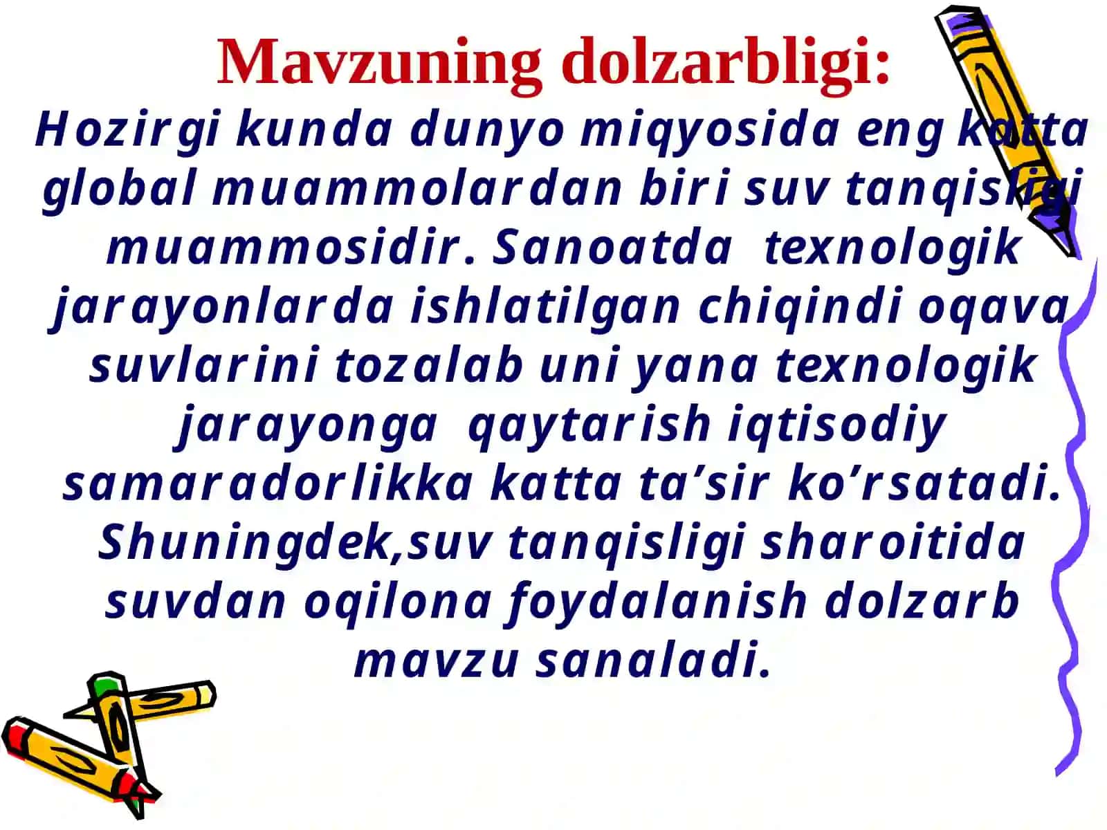 Suvning qattiqligini kamaytirishda koagulyantlar ta’sirini o’rganish 2