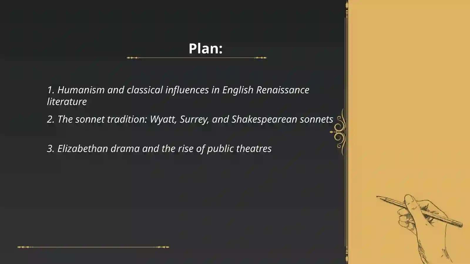 Renaissance literature 2