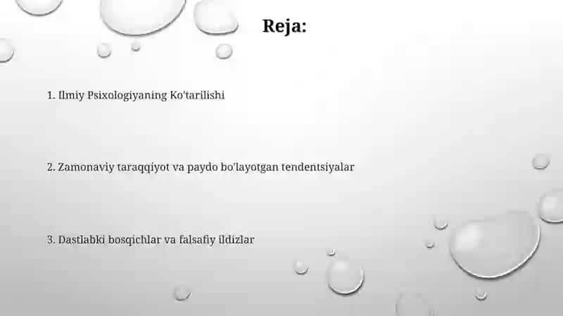 Umumiy pisixologiya fanining taraqiyot bosqichi 2