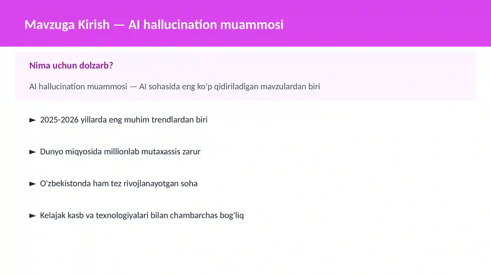 AI hallucination muammosi 2