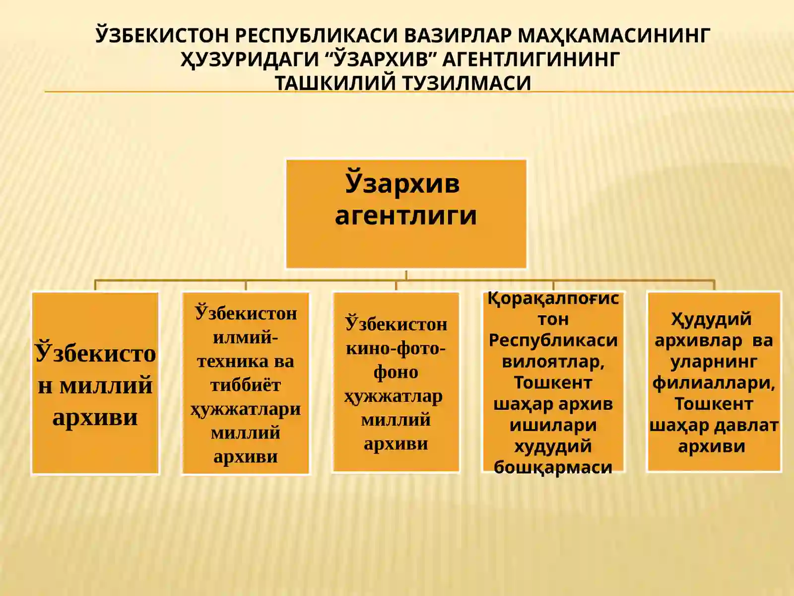 “Ўзархив” агентлиги фаолияти 2