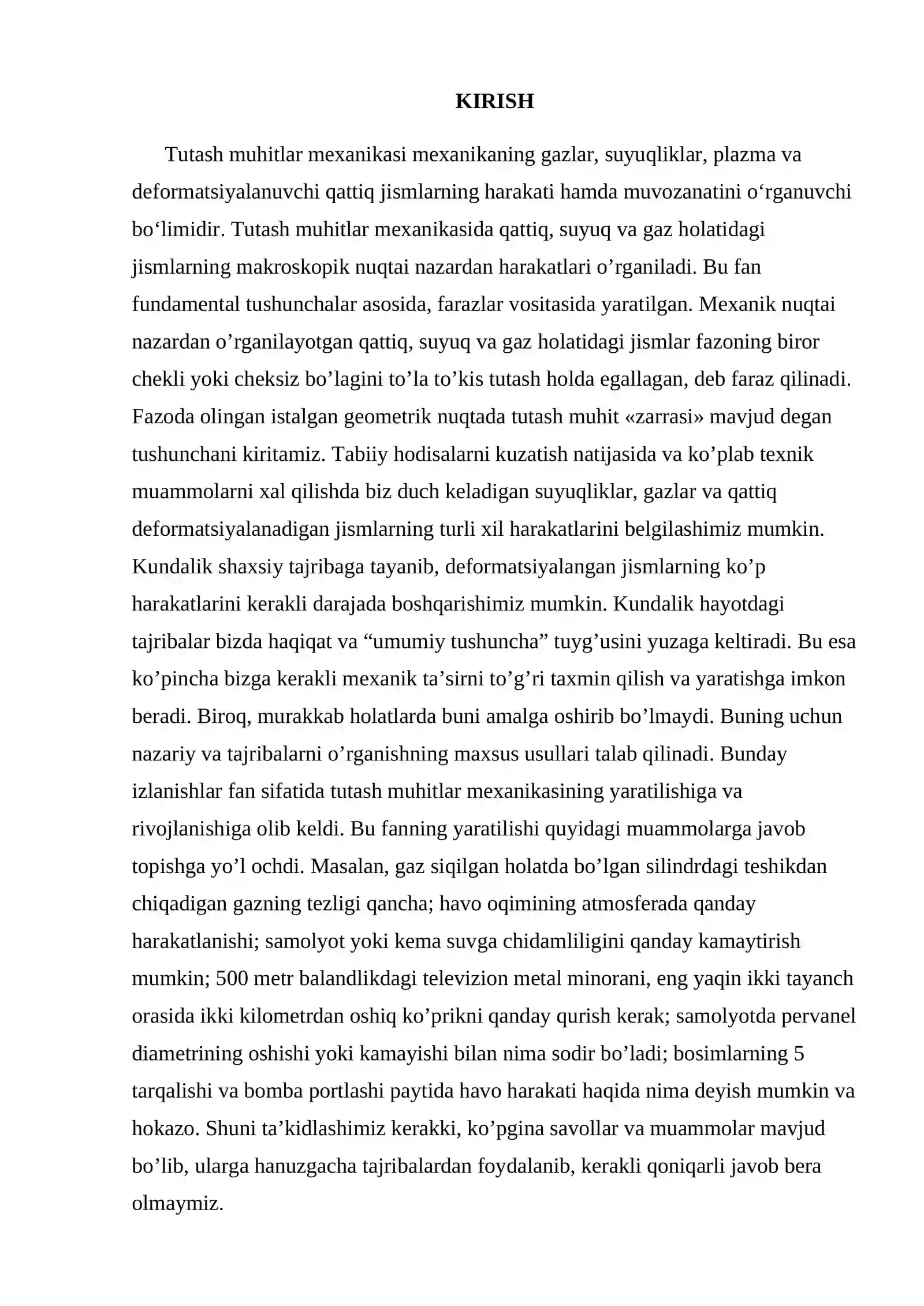 IKINCHI RANG TENZORNING BOSH YO’NALISHLARI. HARAKTERISTIK TENGLAMA. TENZORNING HOS VEKTORLARI. TENZORNING BOSH QIYMATLARI VA KANONIK KO’RINISHI. TENZORNING ASOSIY INVARIANTLARI. 2