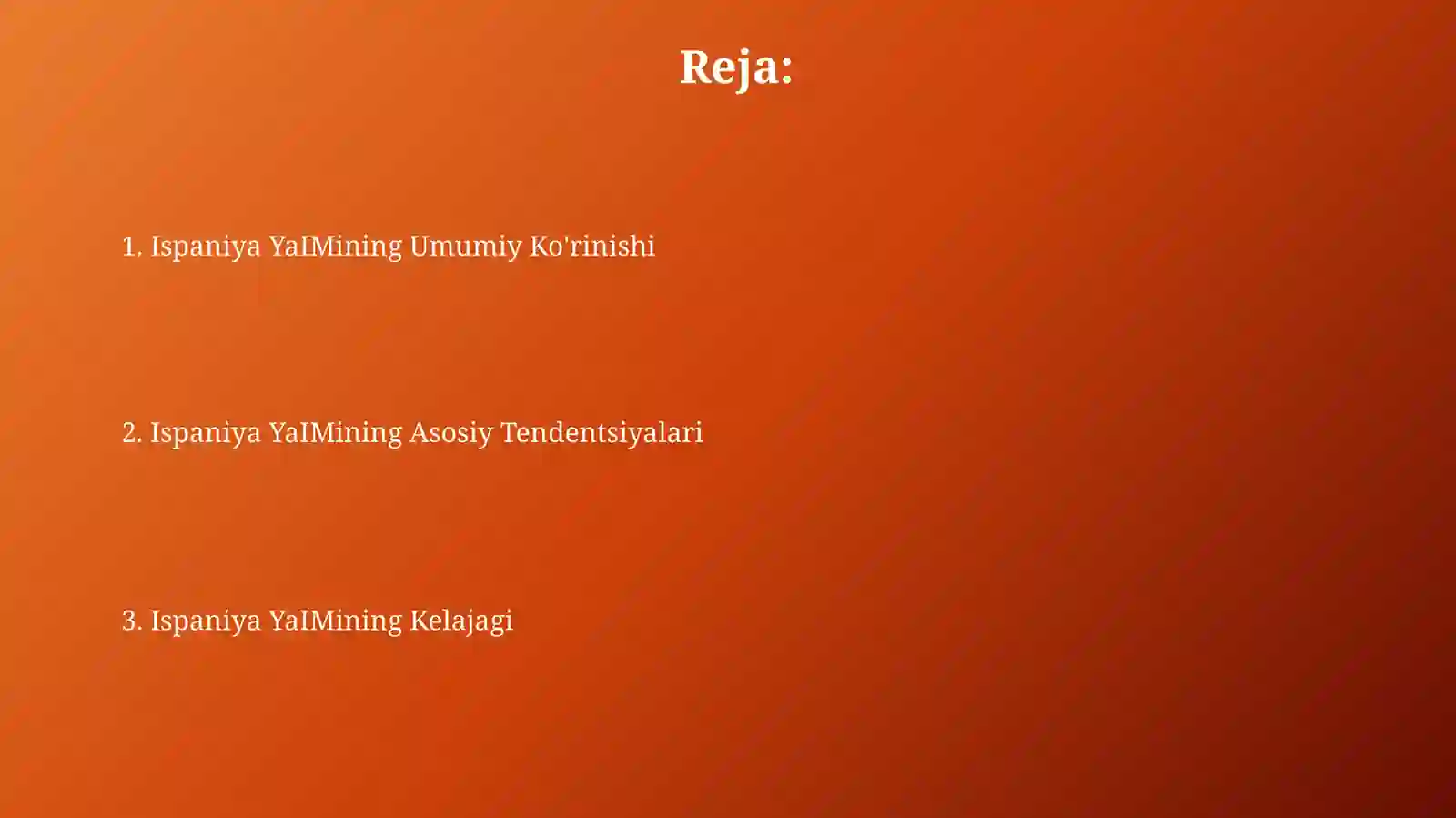 Ispaniya YaIM 2