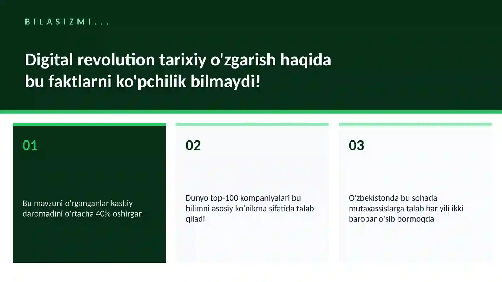 Digital revolution tarixiy o'zgarish 2