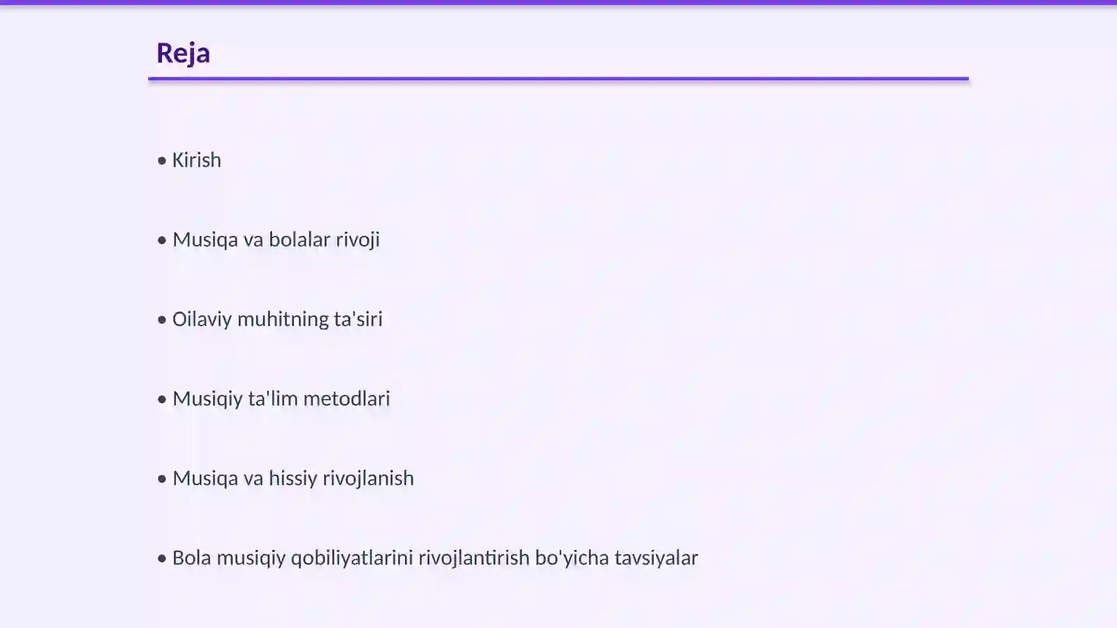 Oilada bolalarning musiqiy qobiliyatini rivojlantirish 2