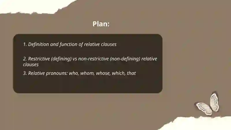 Relative clause 2