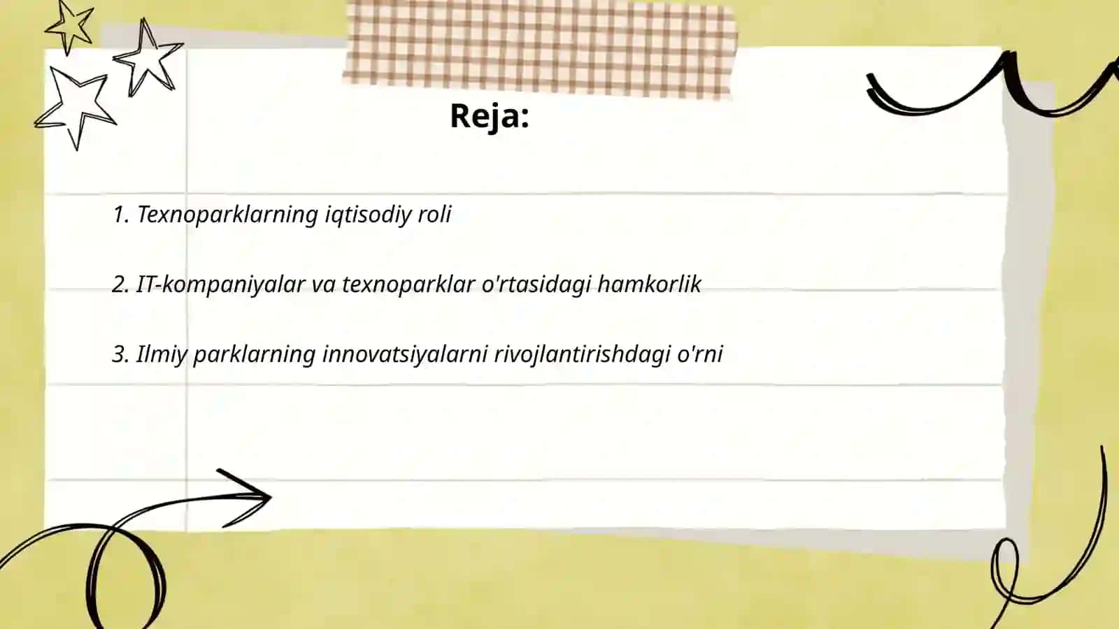 Texnoparklarning iqtisodiy mohiyati 2