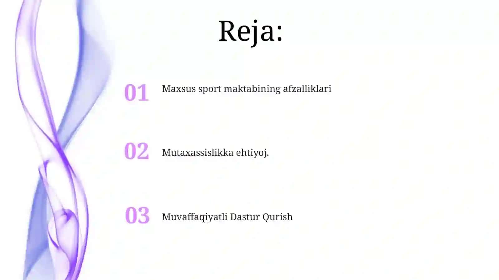 iXTISOSLASHTIRILGANSPORT MAKTABIGA AYLANTIRISH 2