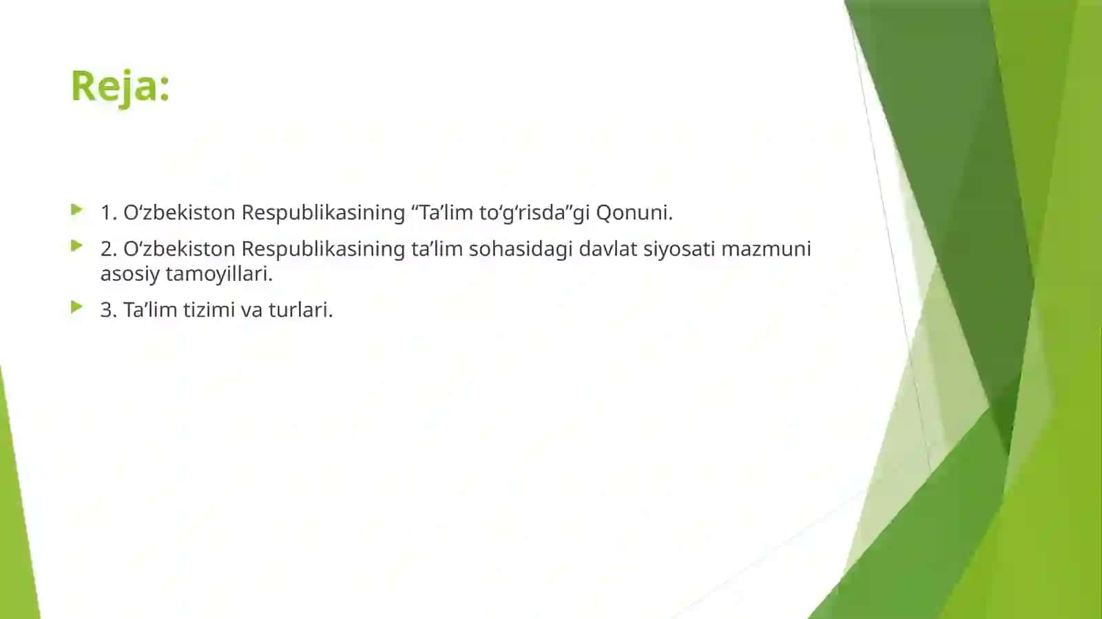 O‘ZBEKISTON RESPUBLIKASIDA TA’LIM TIZIMINI RIVOJLANTIRISHNING KONTSEPTUAL ASOSLARI 2
