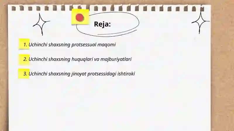 Uchinchi shaxsning protsessual maqomi 2