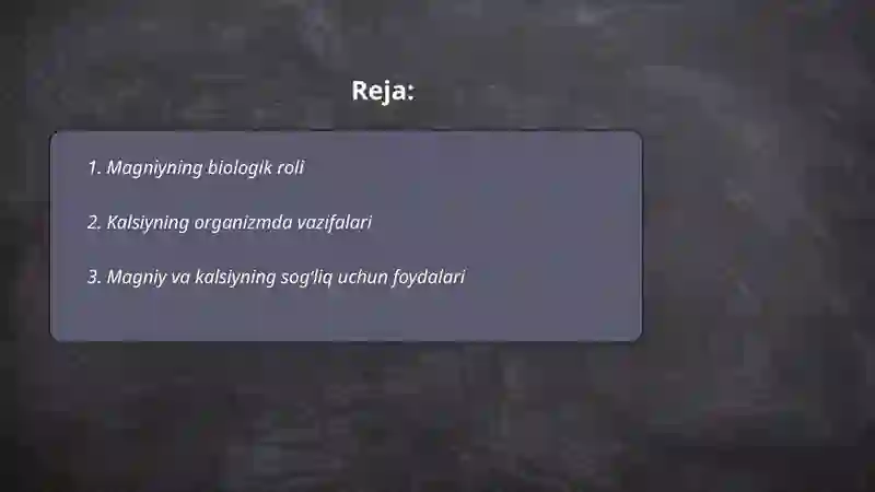 Magniy kalsiy rux haqida ma'lumotlar. Organizmga foydalari va ularni qoʻllash qoidalari 2