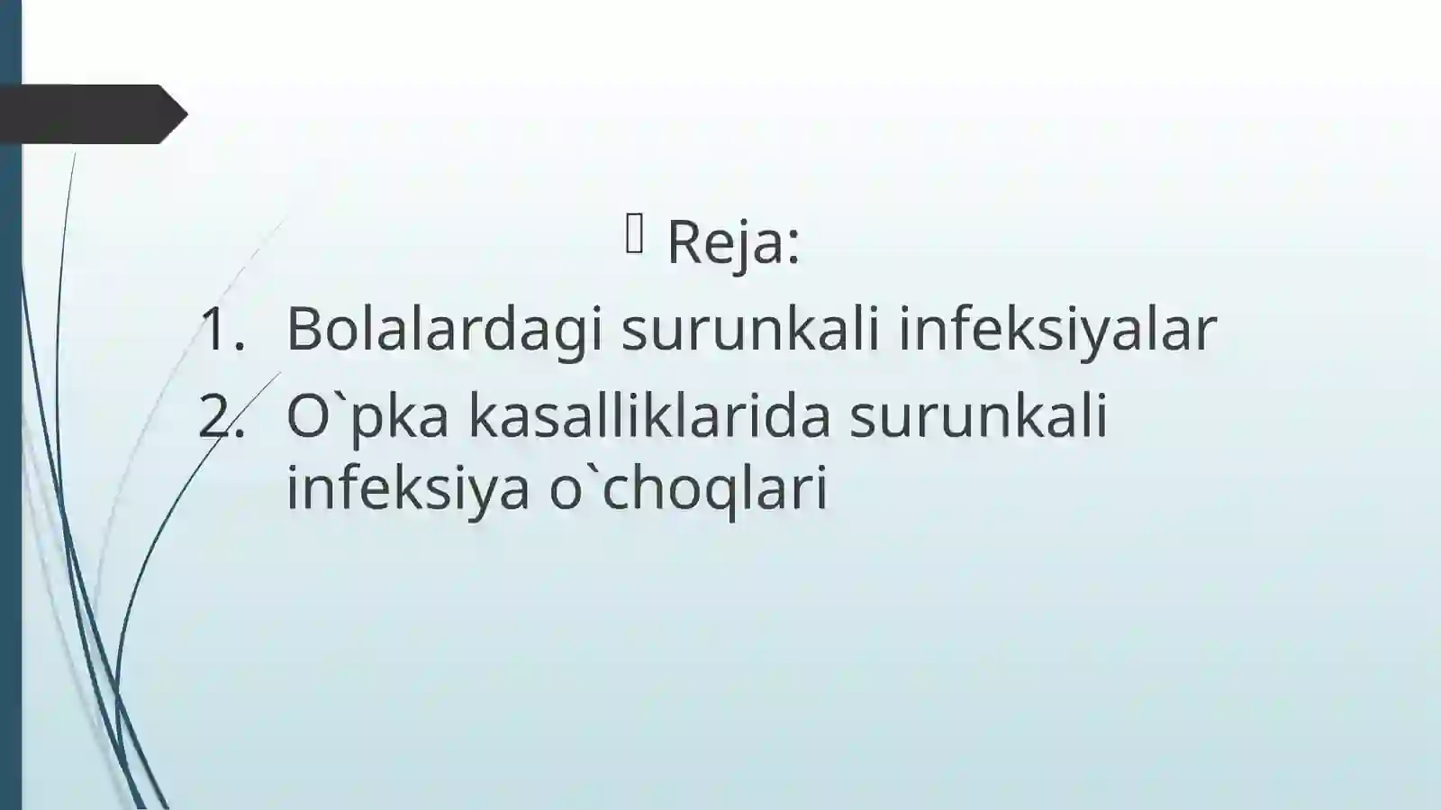 Surunkaliinfeksiyao`choqlari 2