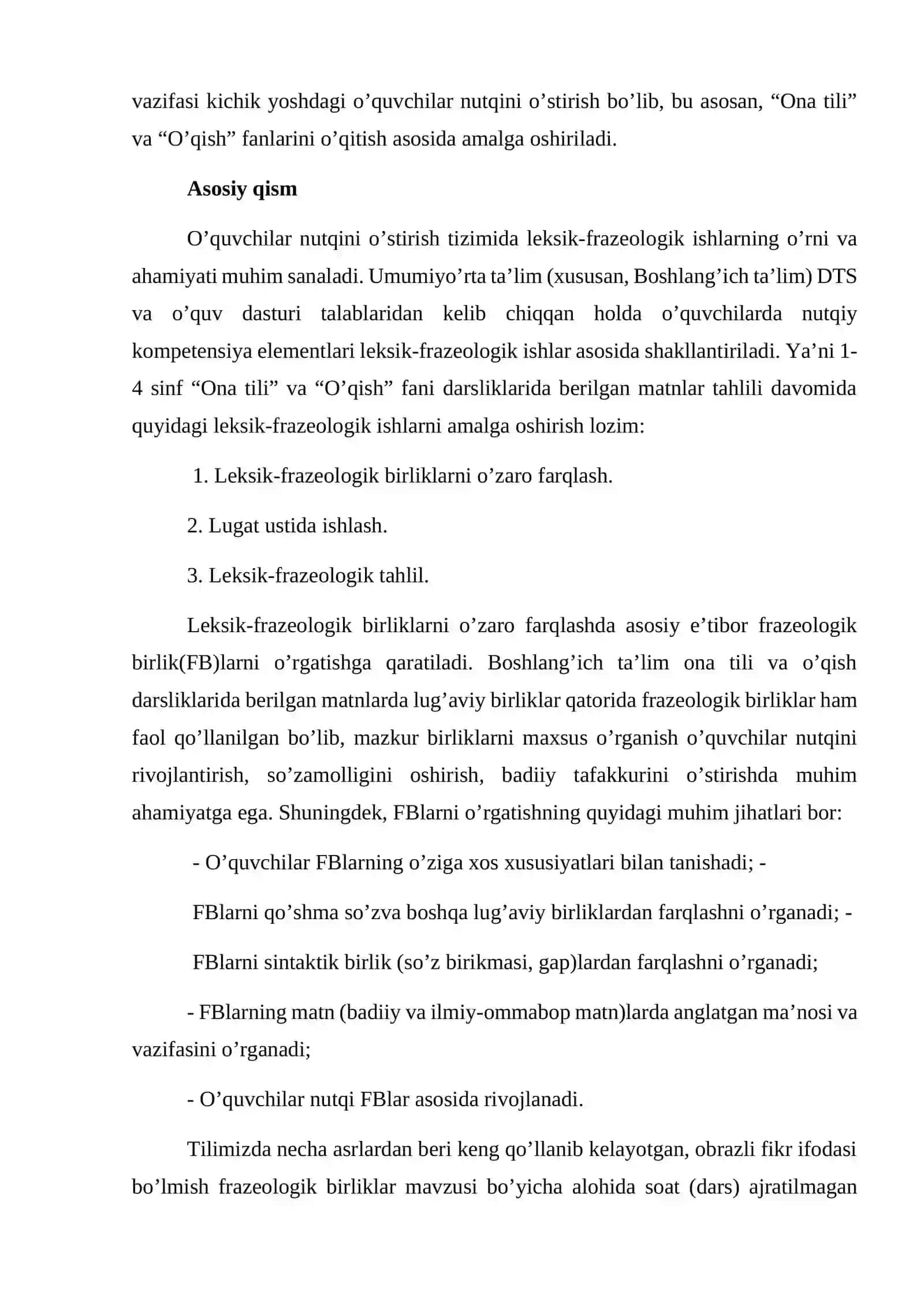 Oʻquvchilarning nutqini oʻstirishda frazeologik birliklardan foydalanish 2