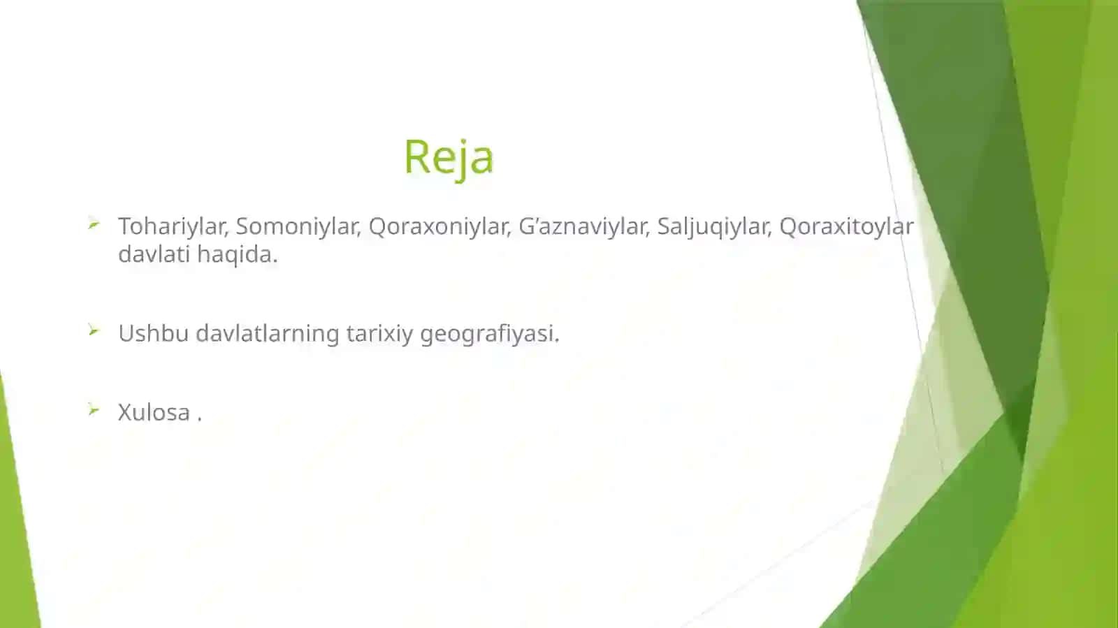 Tohariylar, Qoraxoniylar, Somoniylar, G’aznaviylar, Saljuqiylar, Qoraxitoylardavritarixiygeografiyasi 2