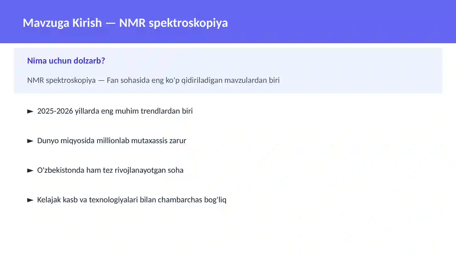 NMR spektroskopiya 2