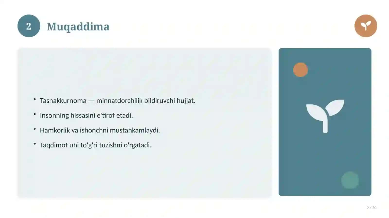 Tashakkurnoma blankasi 2
