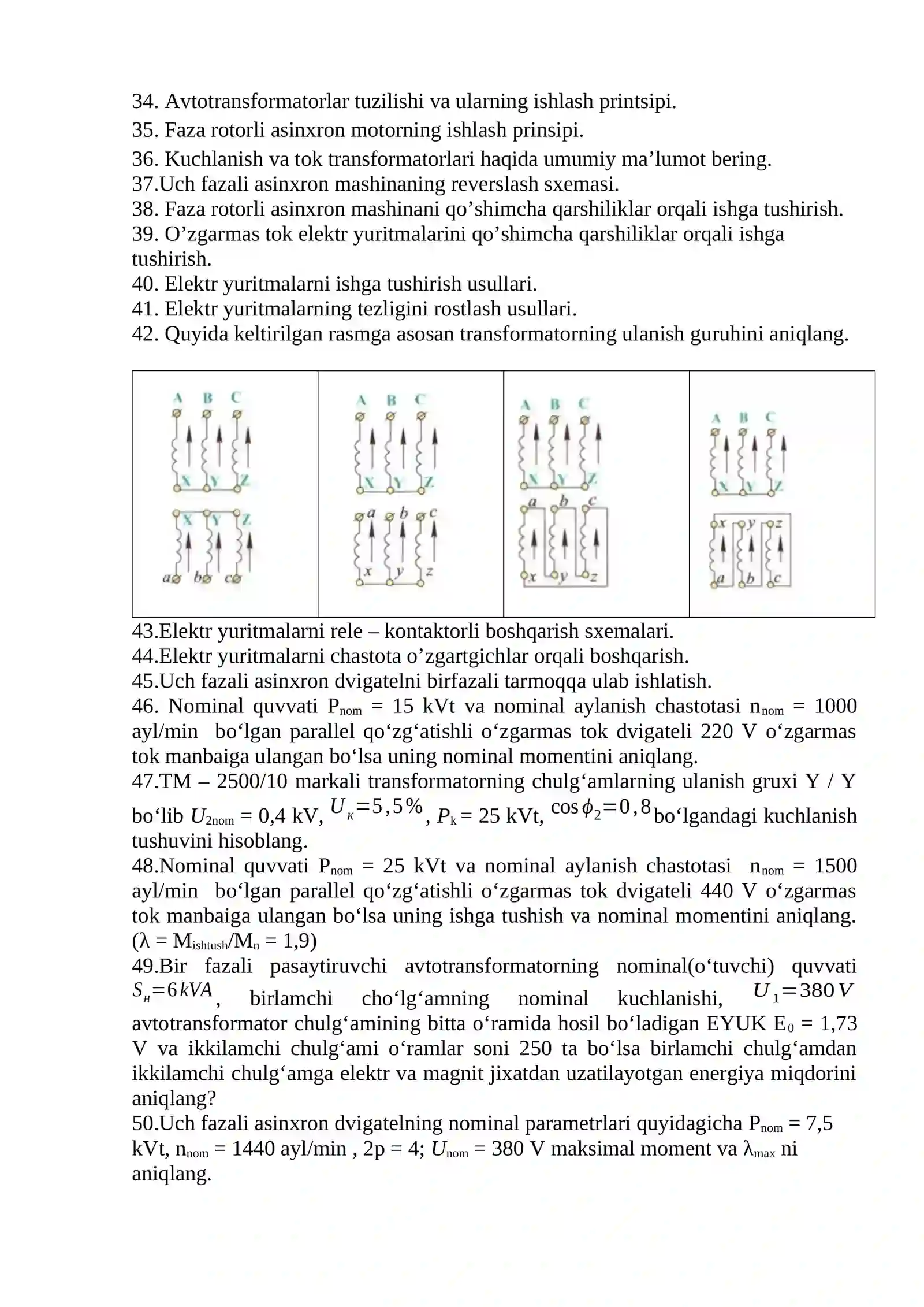 ELEKTR MASHINALAR 2