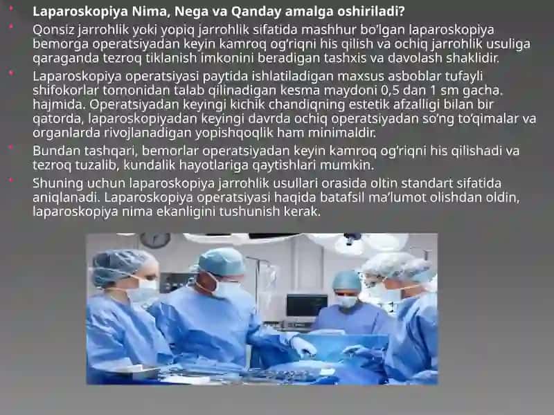 Laparoskopik xirurgiya 2