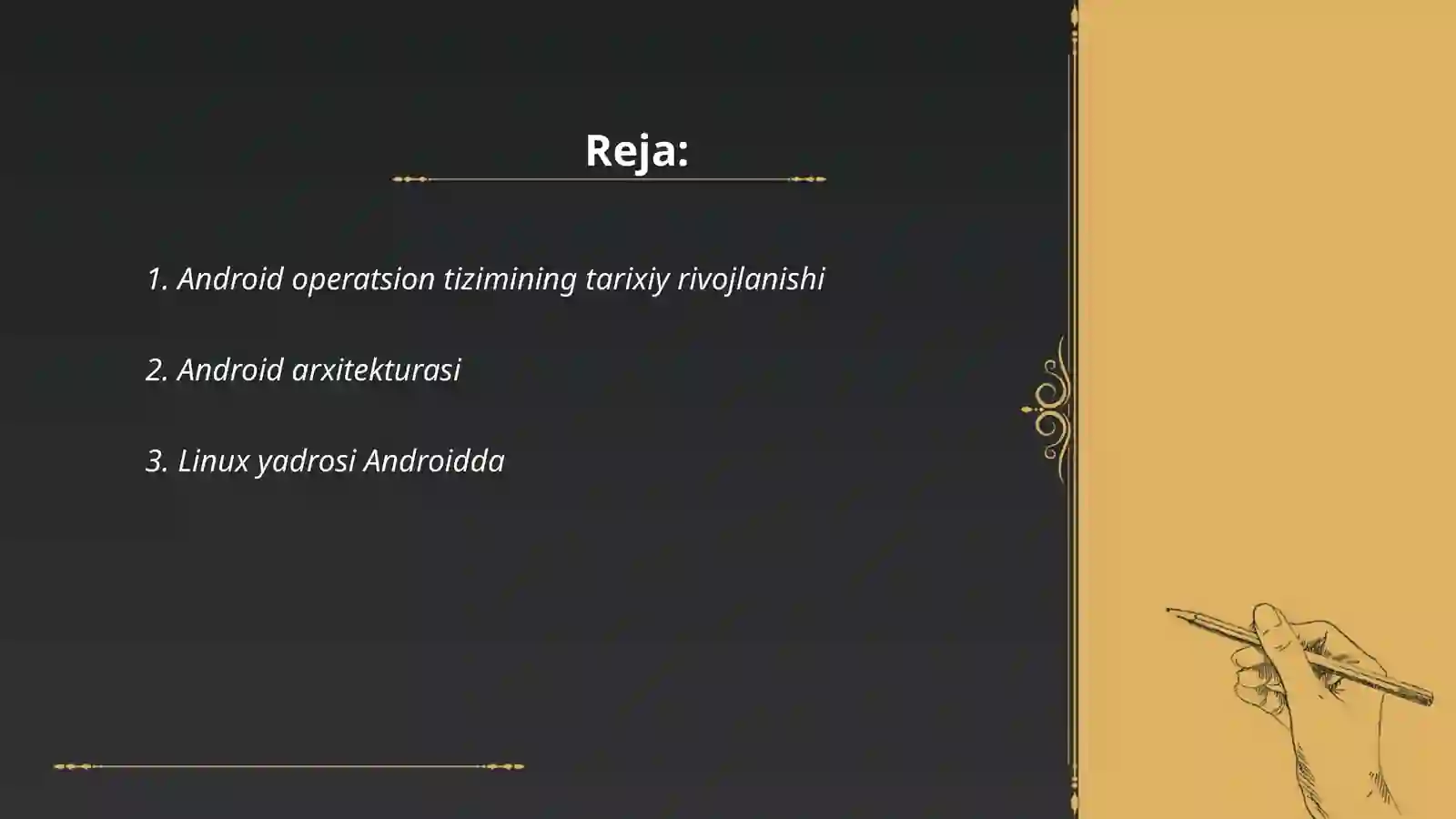 Android mobil operatsion tizimi 2