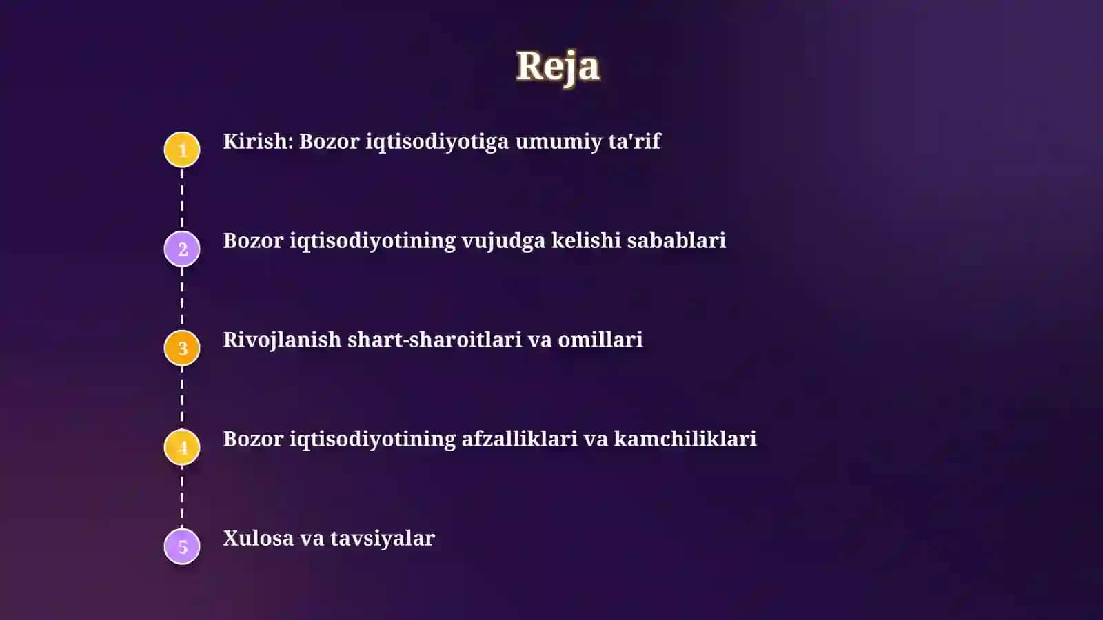 Bozor iqtisodiyoti, uning vujudga kelishi va rivojlanishining shart-sharoitlari 2