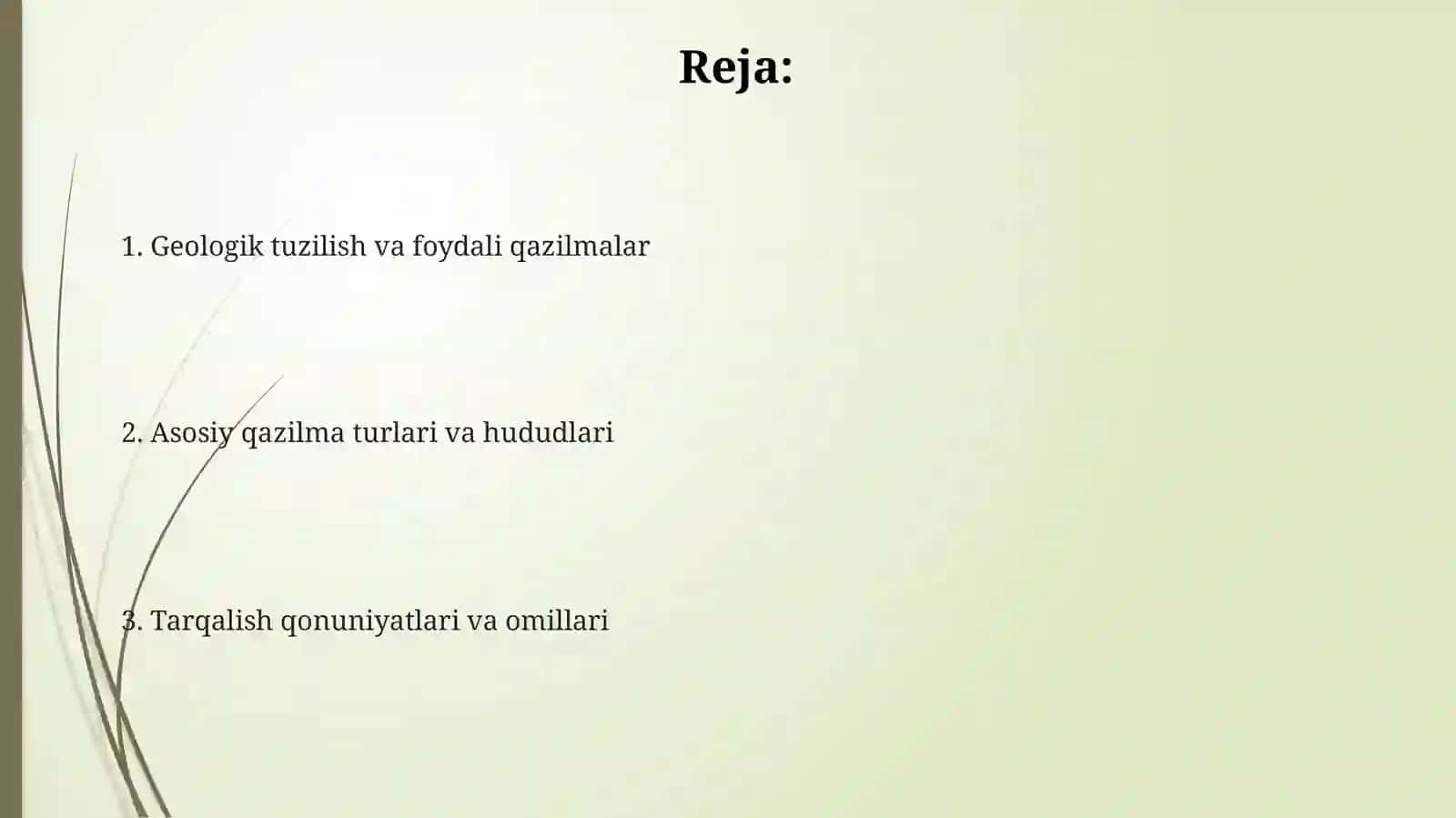 Shimoliy Amerika materigining foydali qazilmalarini tarqalish qonunyatlari 2