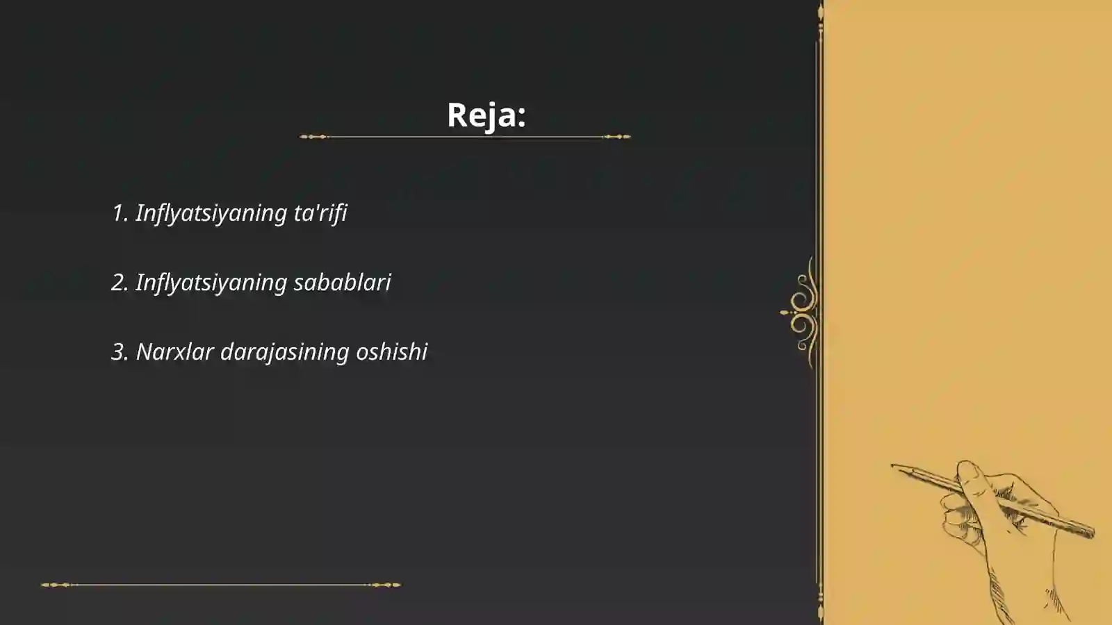Inflyatsiya va uning turlari. Pulning barqarorligini ta'minlash yo'llari 2